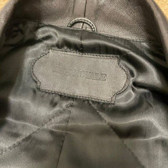 Vintage Rue Royale 1980s Oversized Leather Jacket - Picture 7 of 12